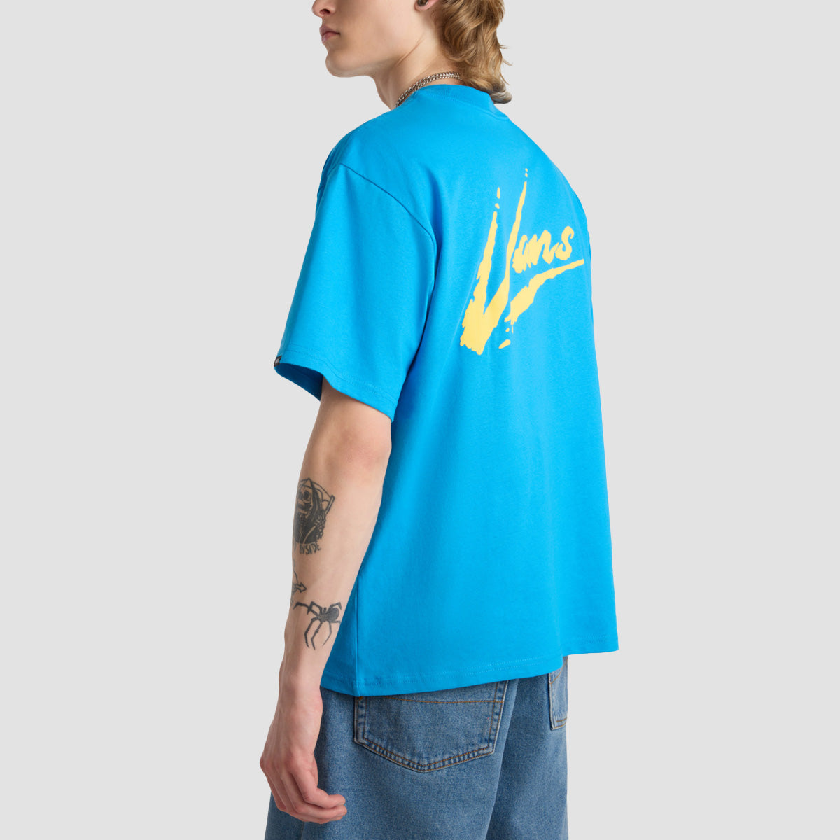 Vans Brush Script Loose T-Shirt Malibu Blue