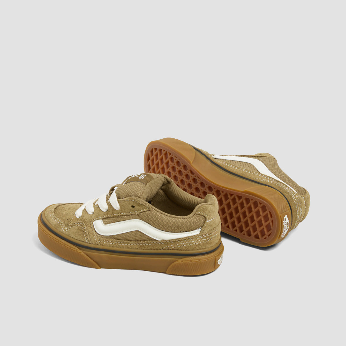 Vans Caldrone Shoes - POP Olive/Gum - Kids