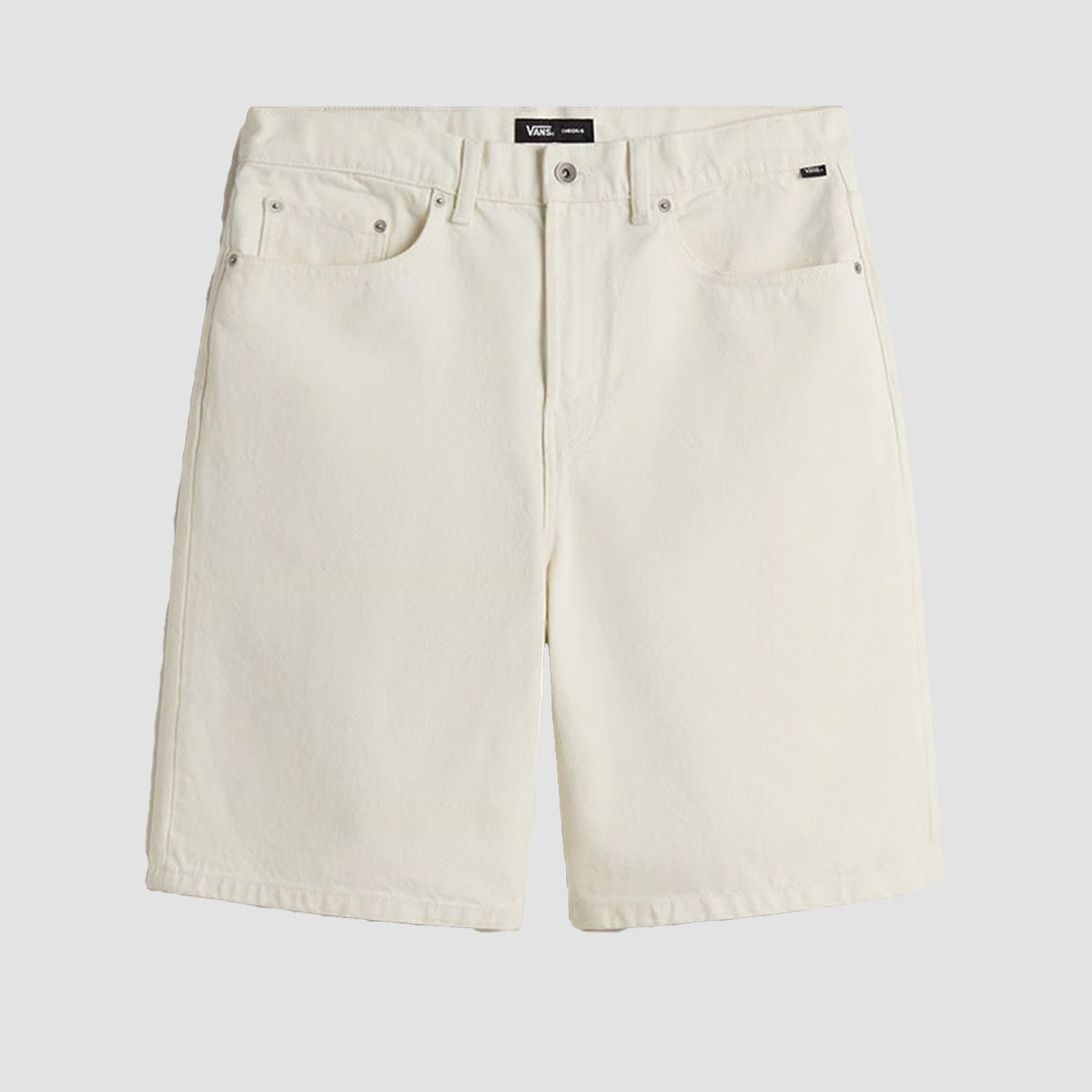 Vans Check-5 Baggy Denim Shorts Marshmallow