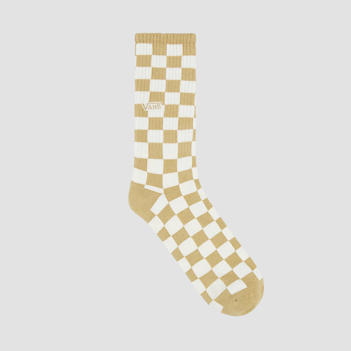 Vans Checkerboard Crew Socks Antelope