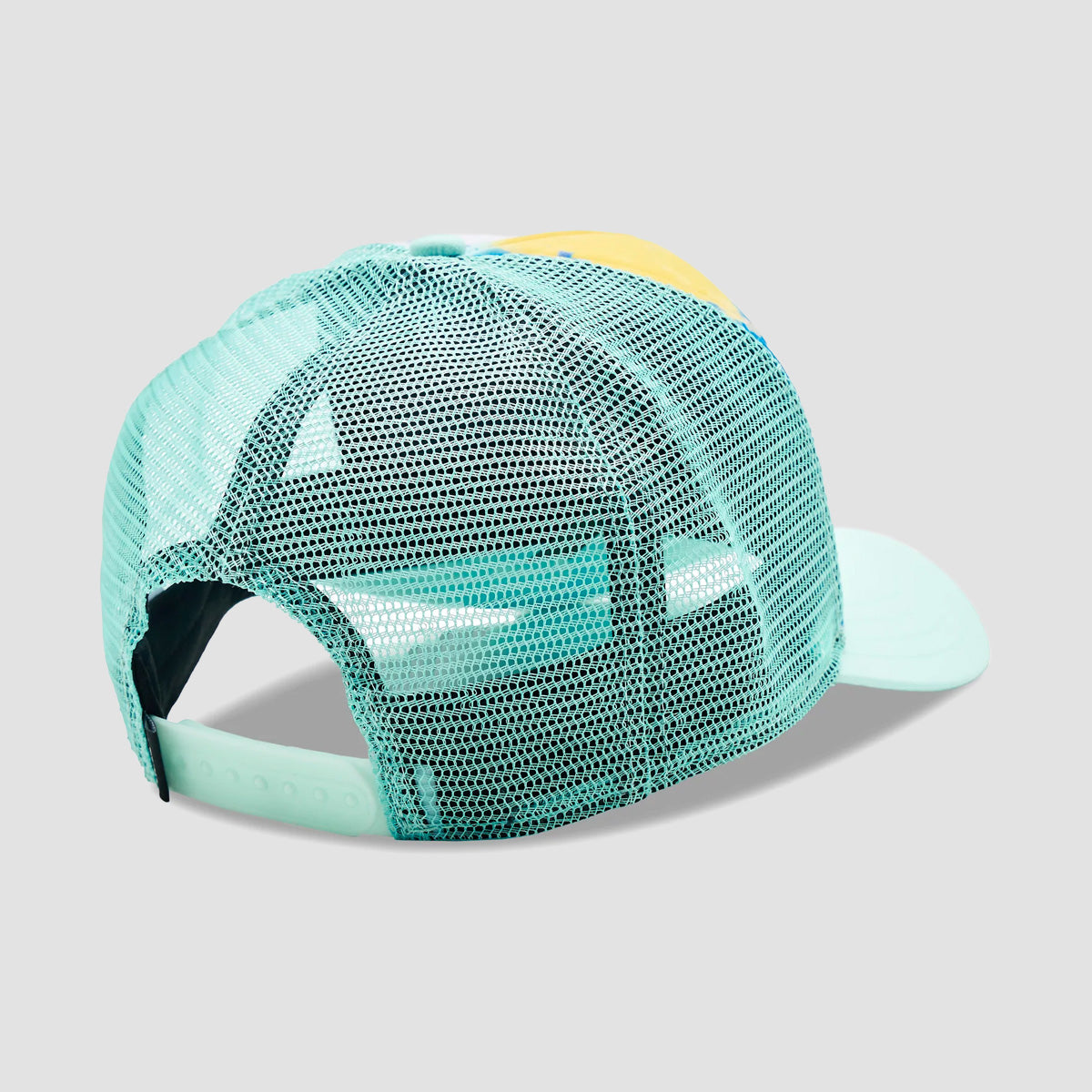 Vans Checkers Curved Bill Trucker Cap Blue Glow