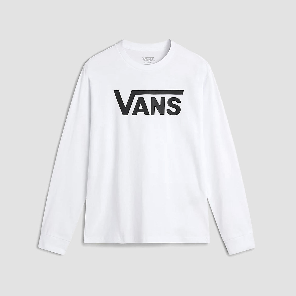 Vans Classic Longsleeve T-Shirt White/Black - Kids