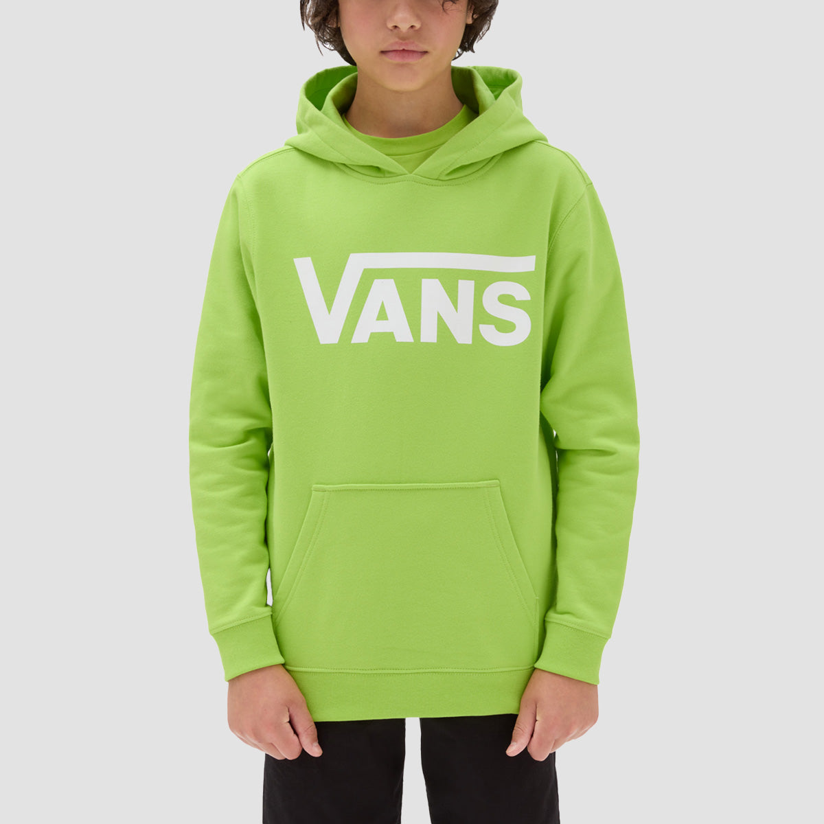 Vans Classic Pullover Hoodie Lime Green - Kids