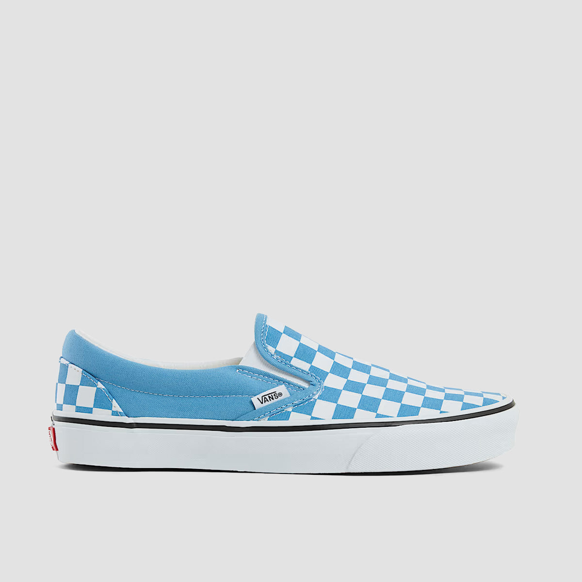 Vans Classic Slip-On Shoes - Checkerboard Heritage Blue