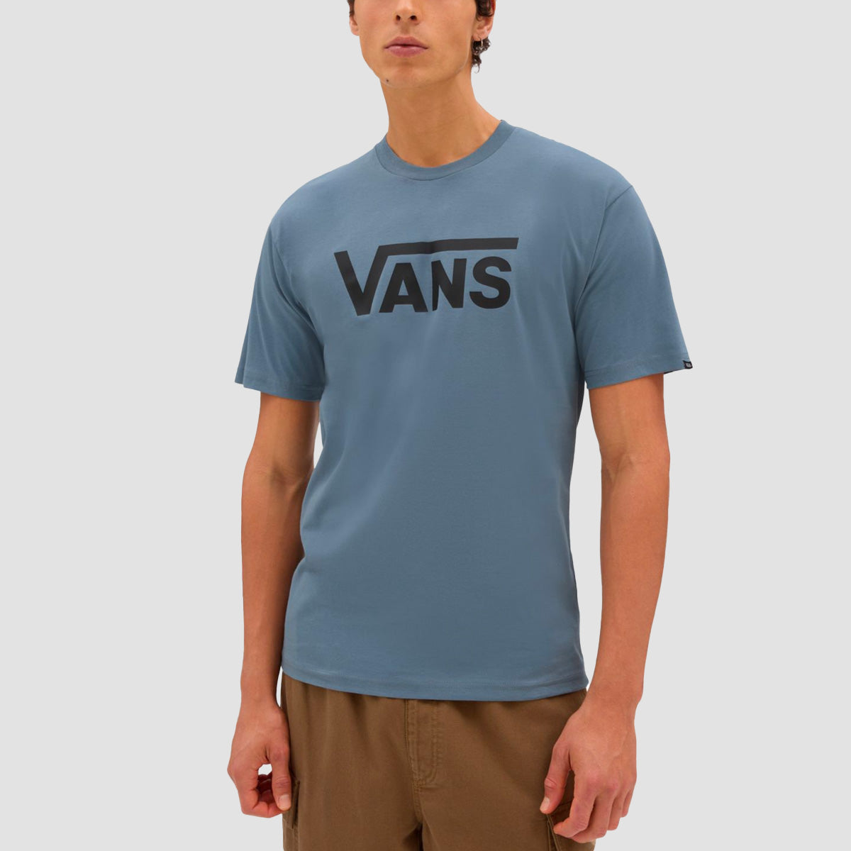 Vans light blue sales shirt