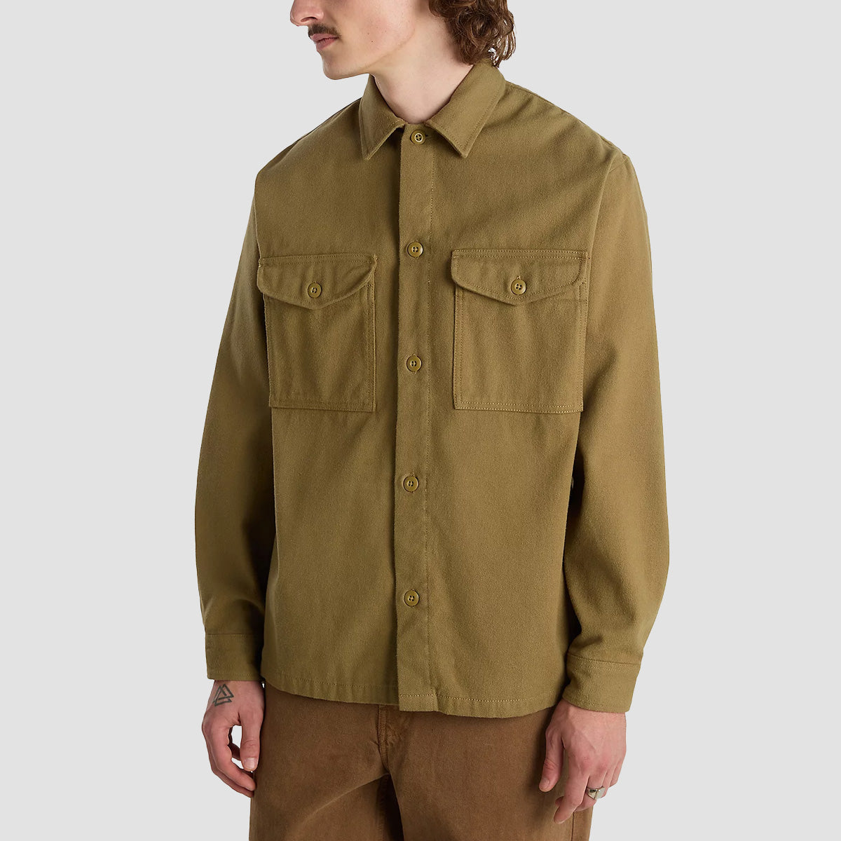 Vans Colegrove Shacket Longleeve Shirt Gothic Olive