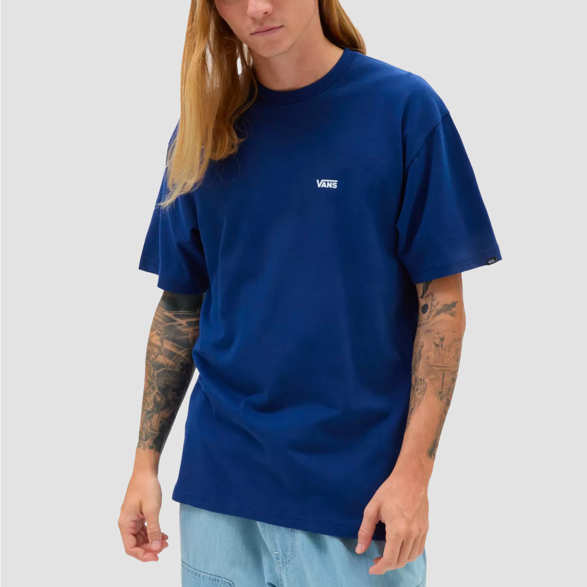 Vans Comfycush T Shirt Blue Depths