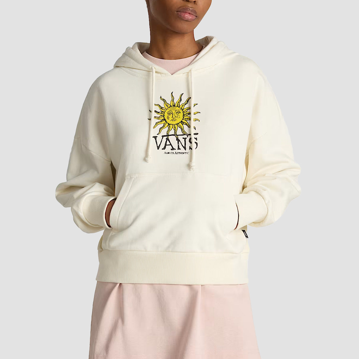 Vans Cosmic Ray Retro Pullover Hoodie Marshmallow - Womens