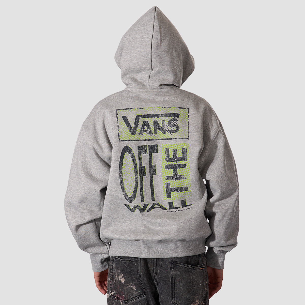 Vans Cut and Paste Pullover Hoodie Cement Heather