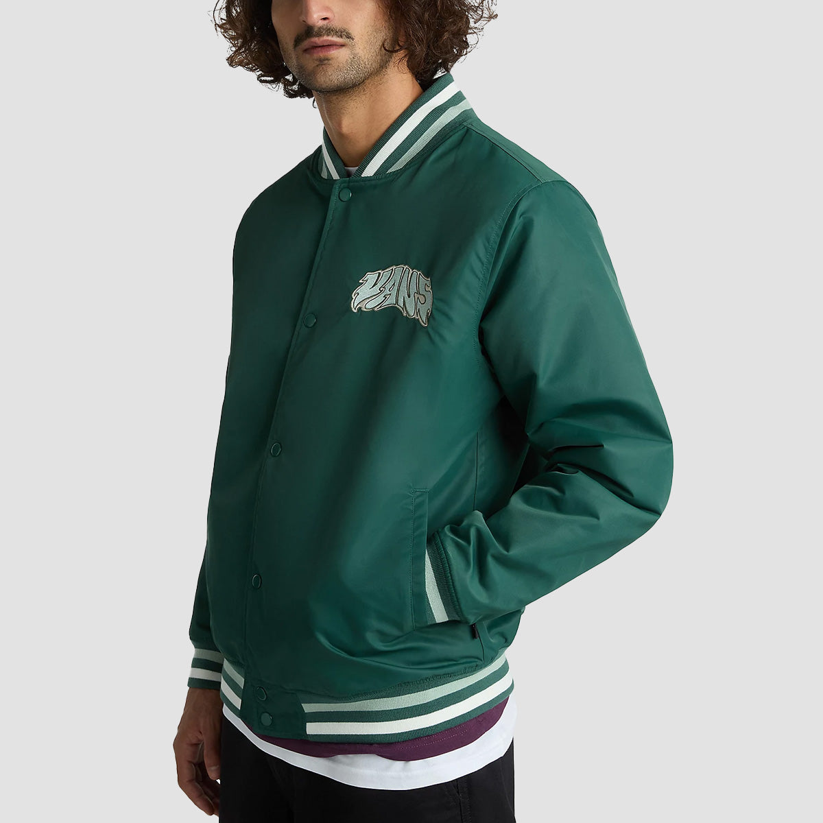 Vans Dunton Baseball Jacket Bistro Green