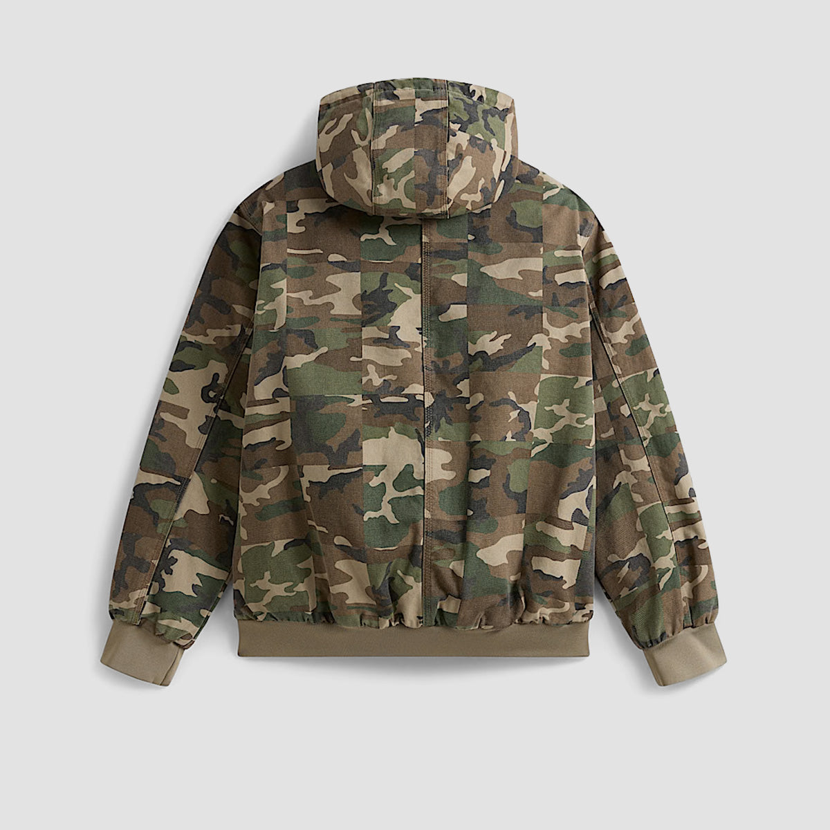 Vans Eli Workwear Canvas Full Zip Jacket Aluminum