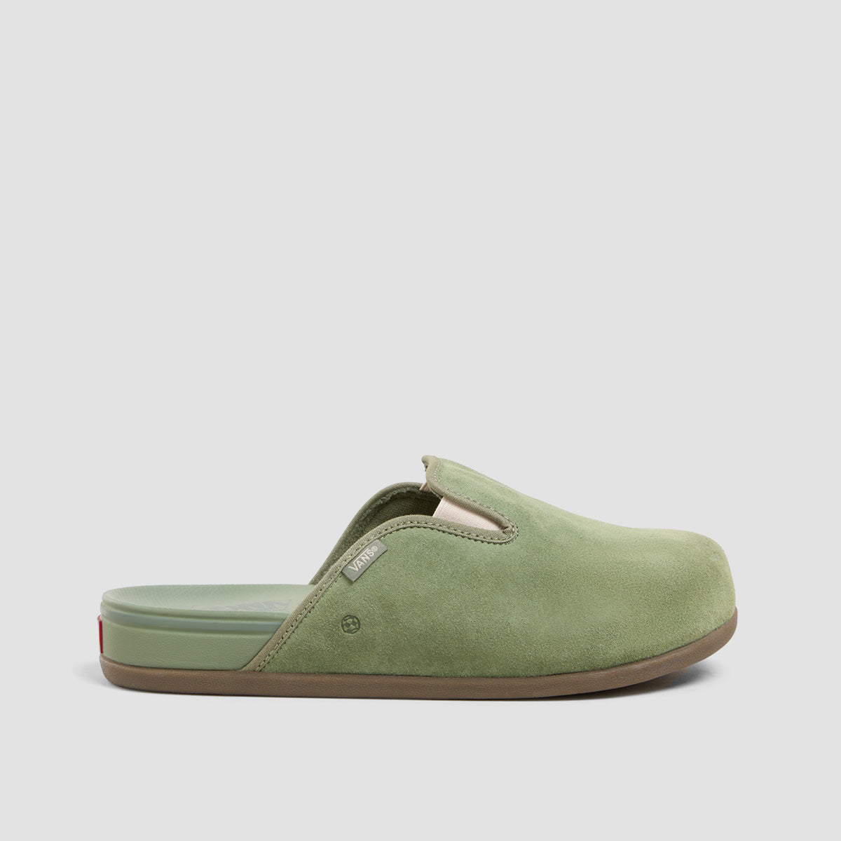 Vans Harbor Mule VR3 Slip-On Shoes - Terry Cloth Olivine