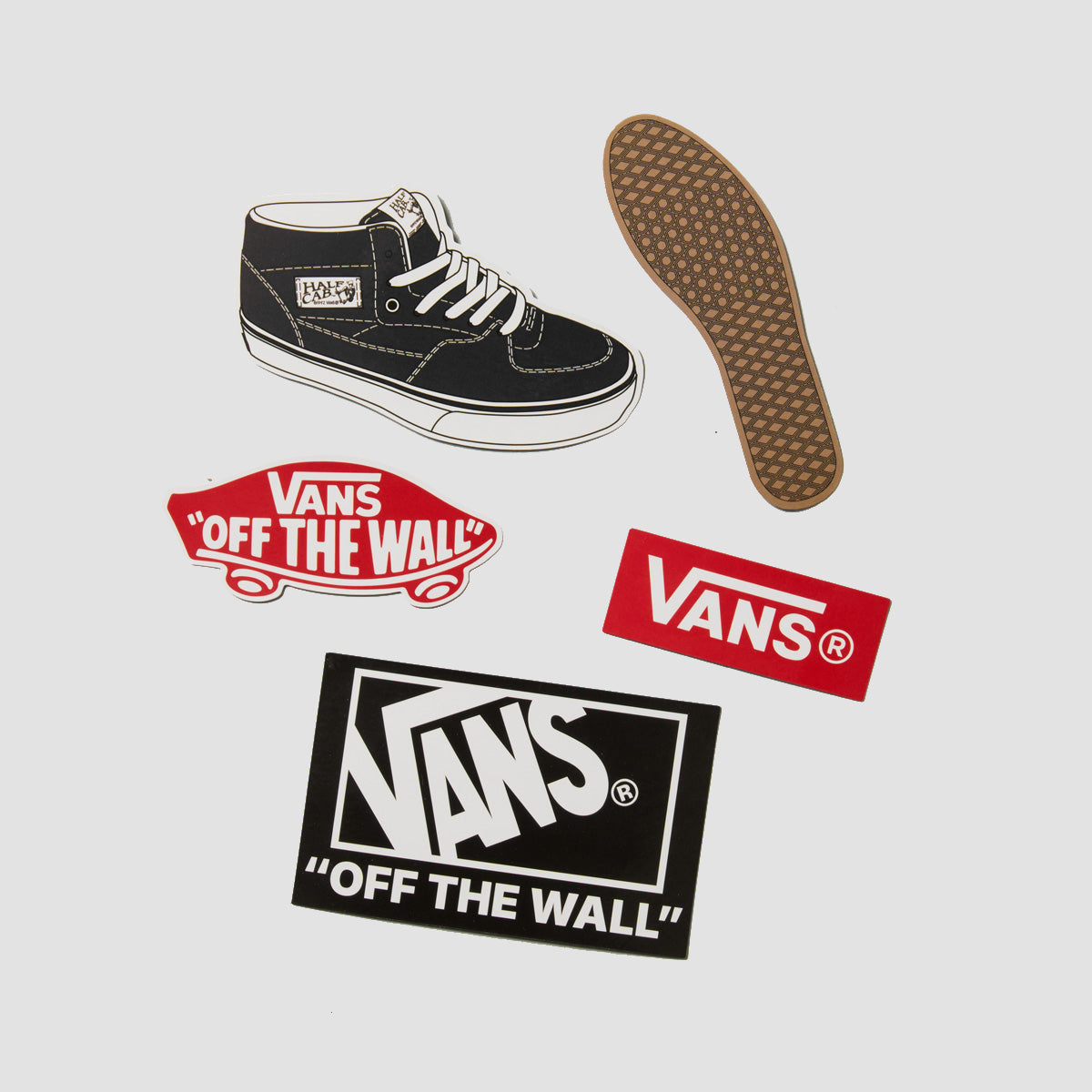 Vans Icon Halfcab Sticker Pack Black