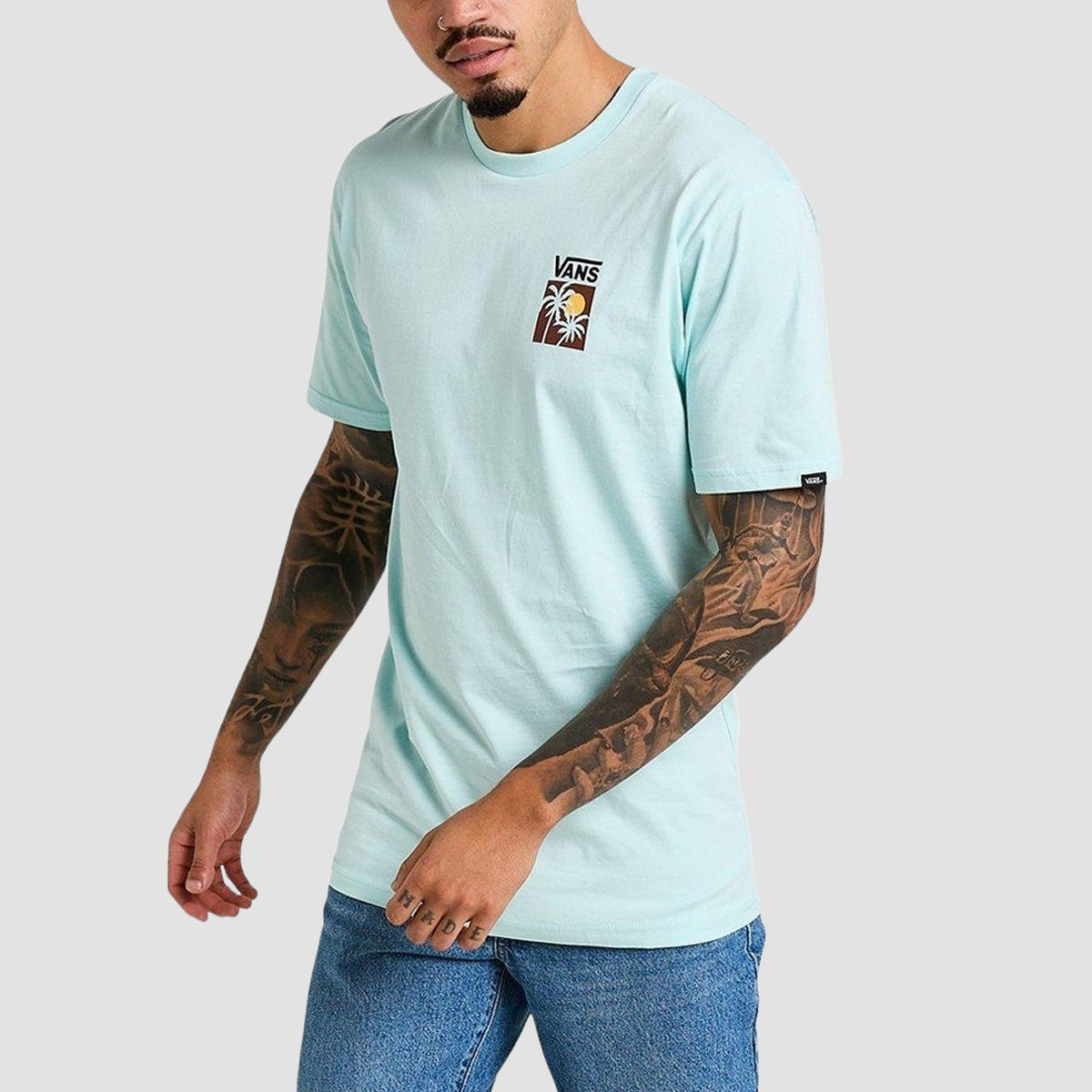 Vans Island Box T-Shirt Blue Glow