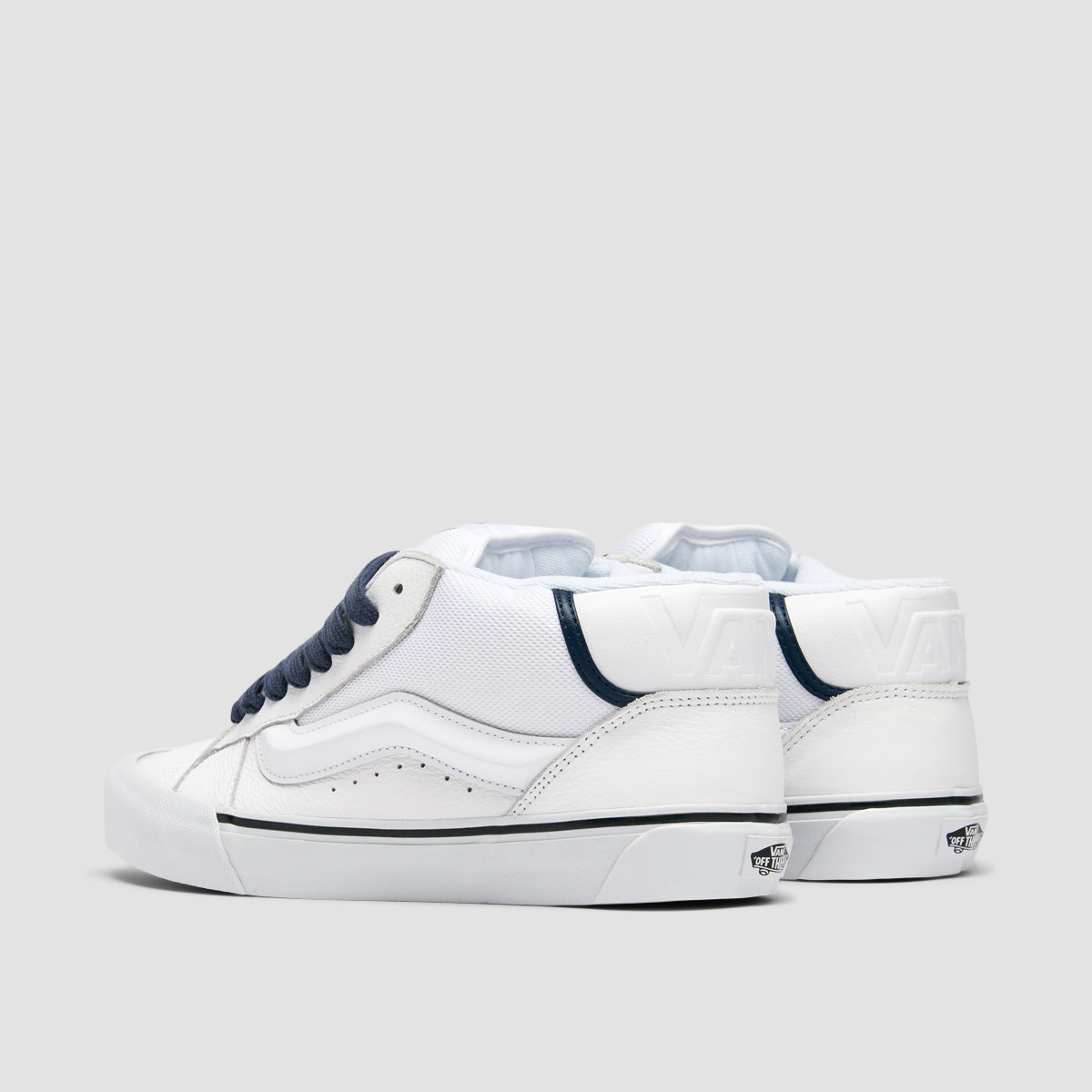 Vans Knu Mid Top Shoes - Utility Lace White