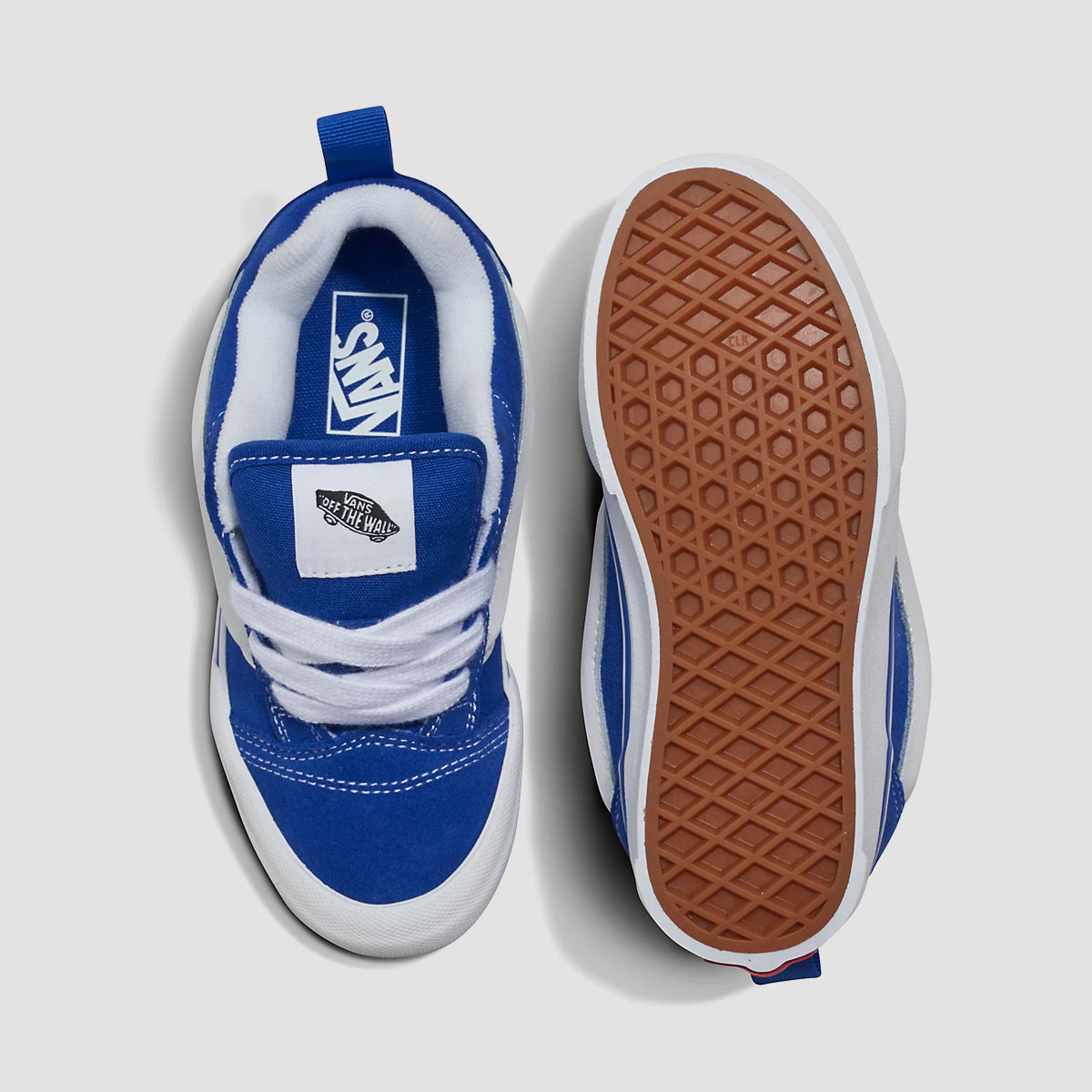 Vans Knu Skool Shoes - Blue/True White - Kids