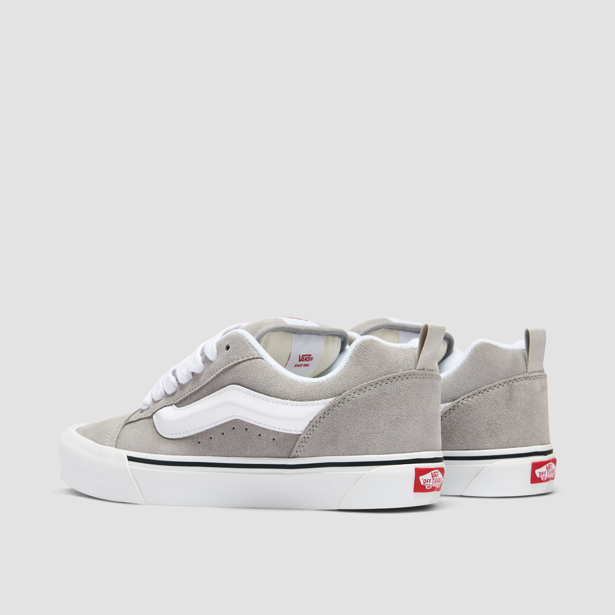 Vans Knu Skool Shoes - Grey/True White