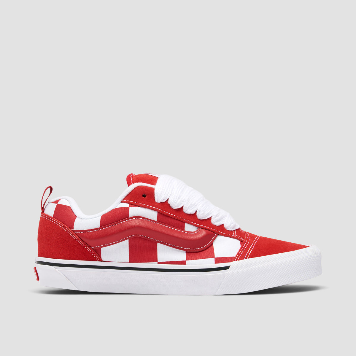 Vans Knu Skool Shoes - Mega Check Red