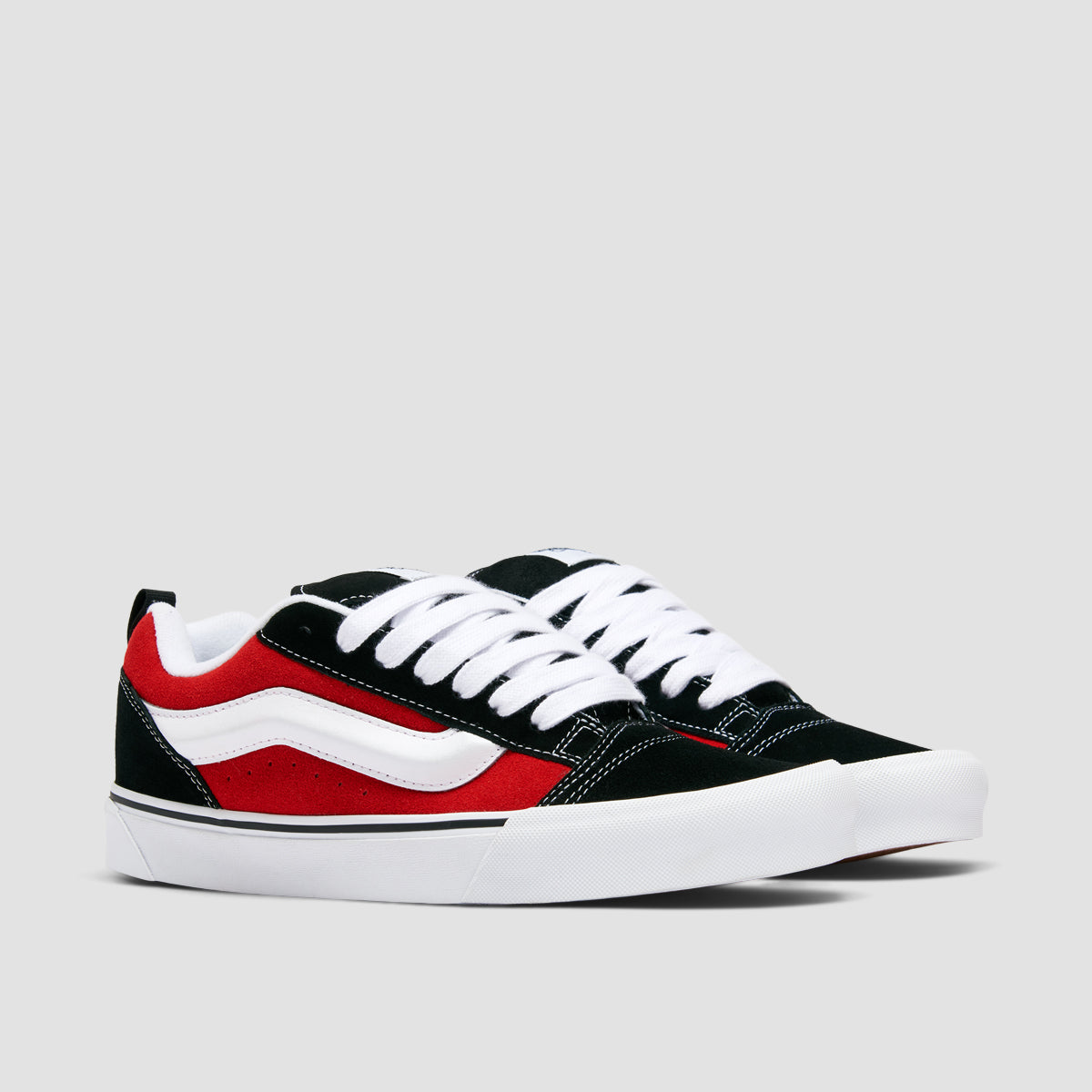 Vans Knu Skool Shoes - Red/True White