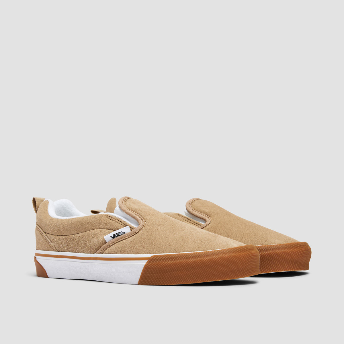 Vans Knu Slip-On Shoes - Suede Beige