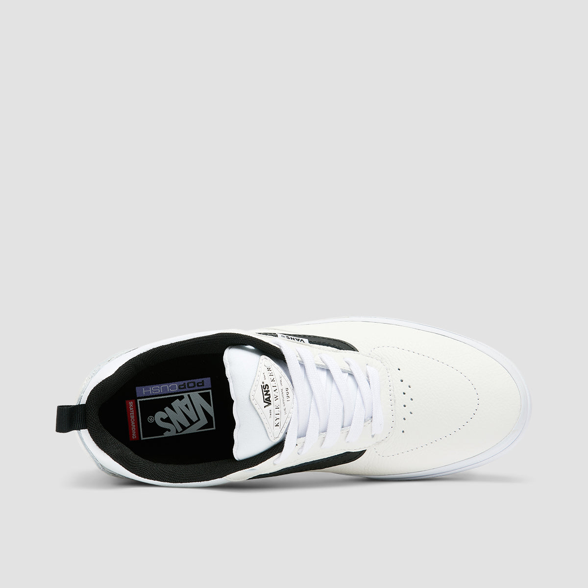 Vans Kyle Walker Shoes - Leather True White/Black