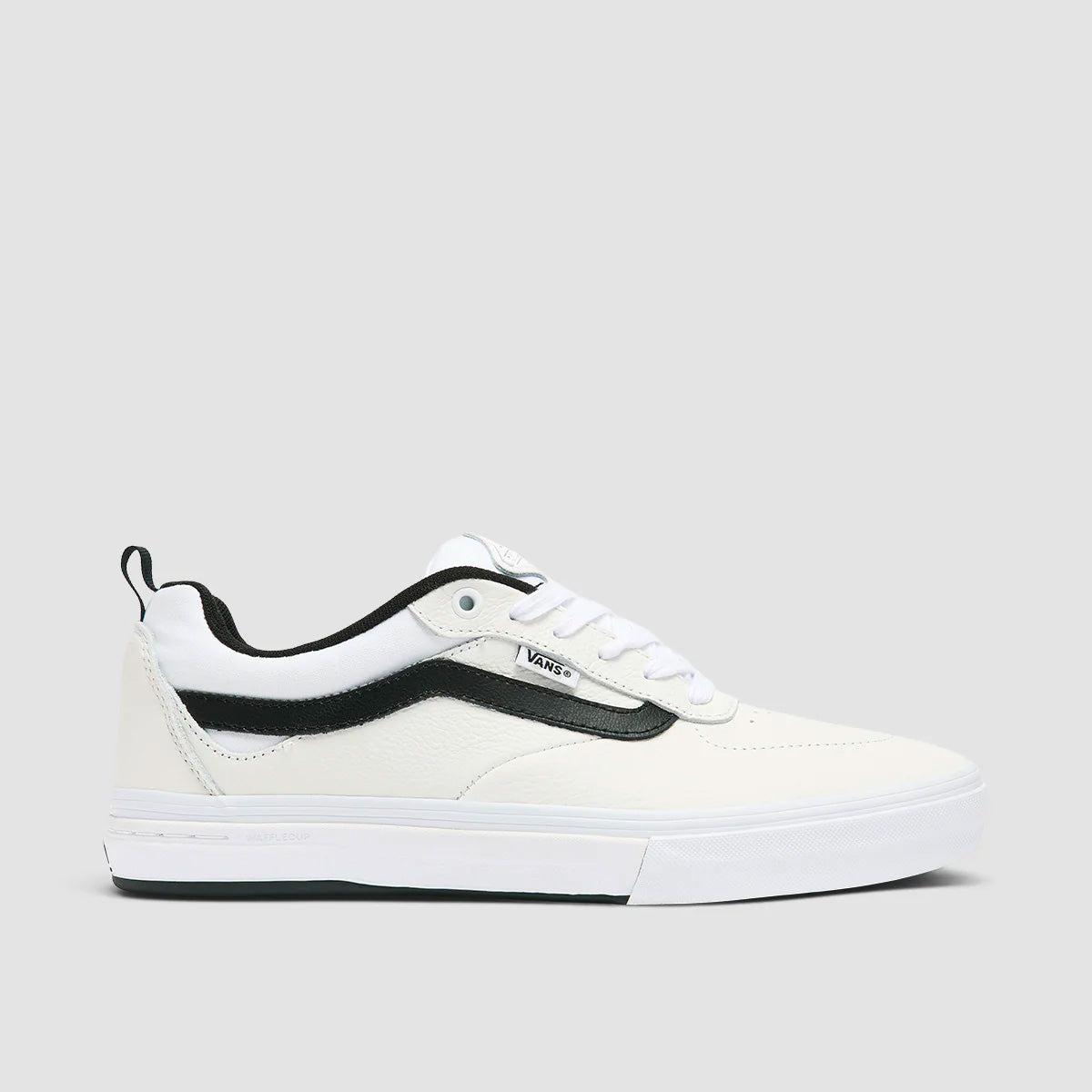 Kids white leather clearance vans