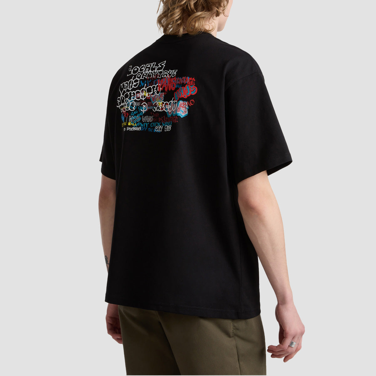 Vans Local Pub Spray Loose T-Shirt Black