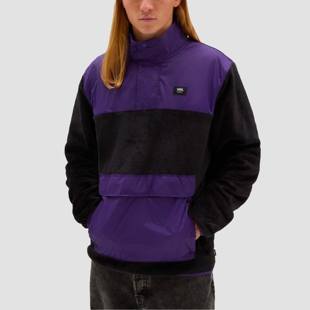 Vans Mammoth Pullover Jacket Black/Violet Indigo