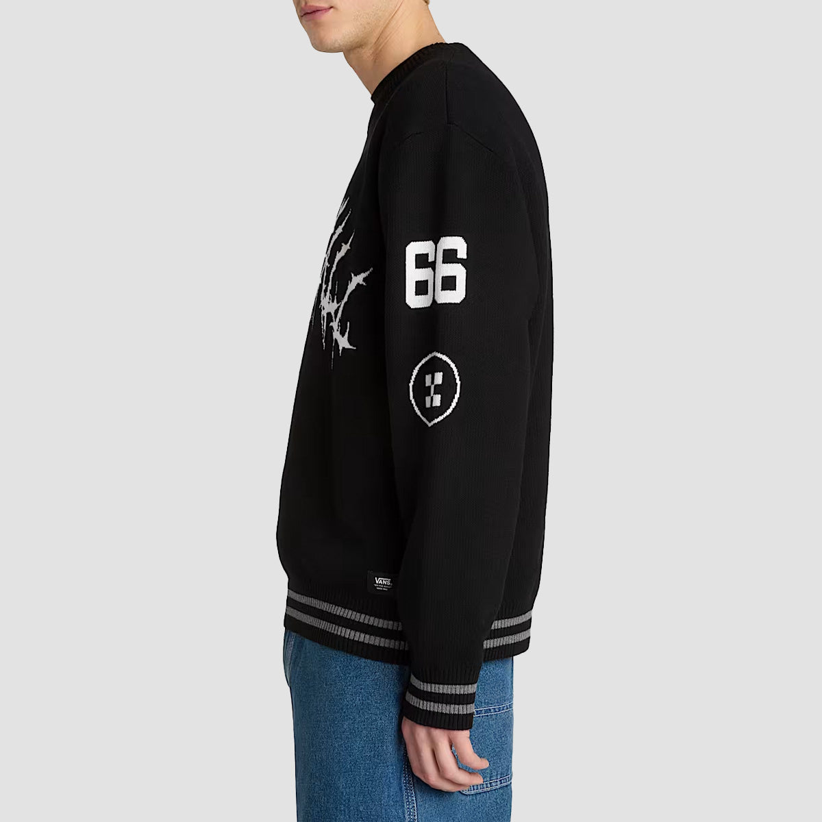 Vans Metal Arch Knit Crew Sweater Black