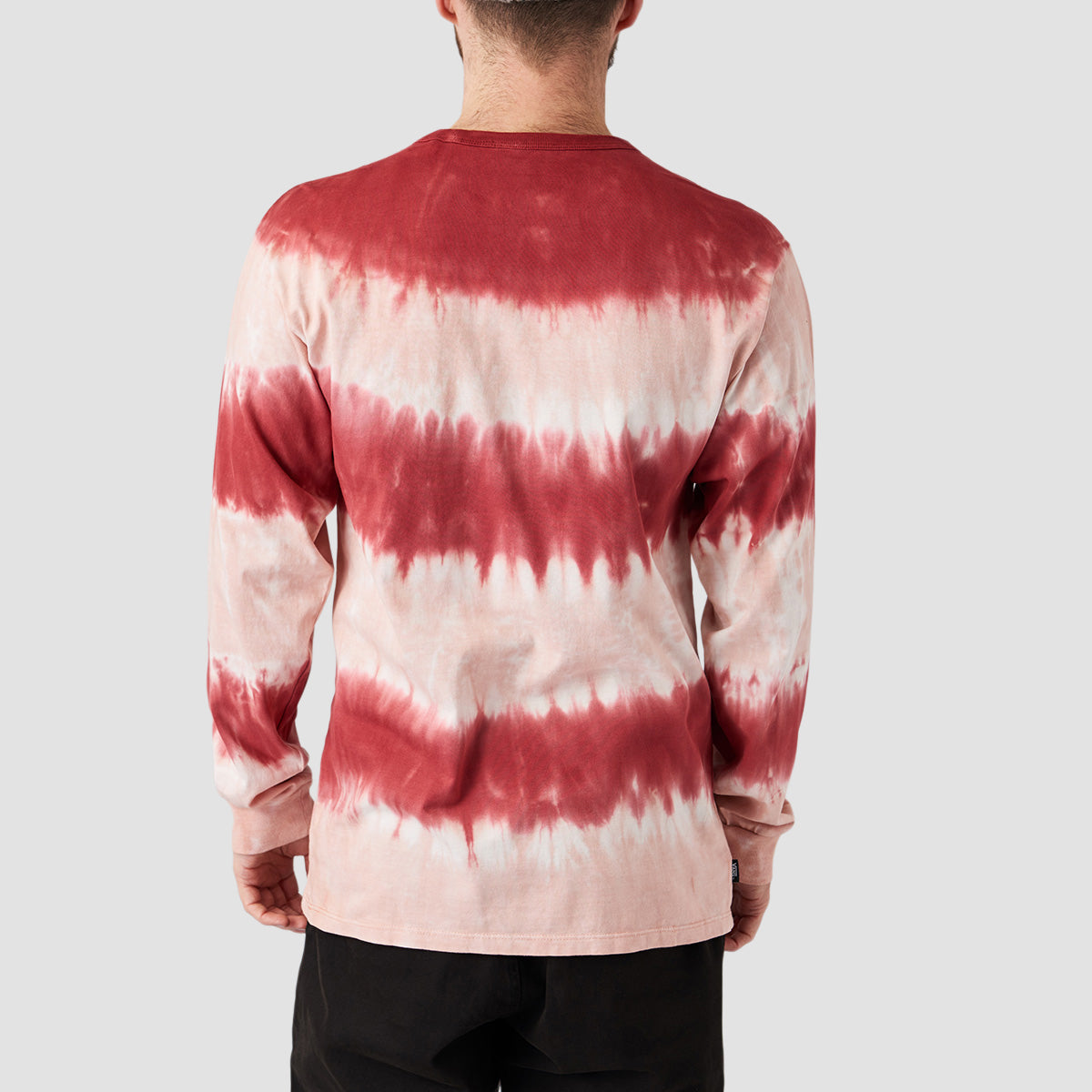 Red long sleeve vans shirt online