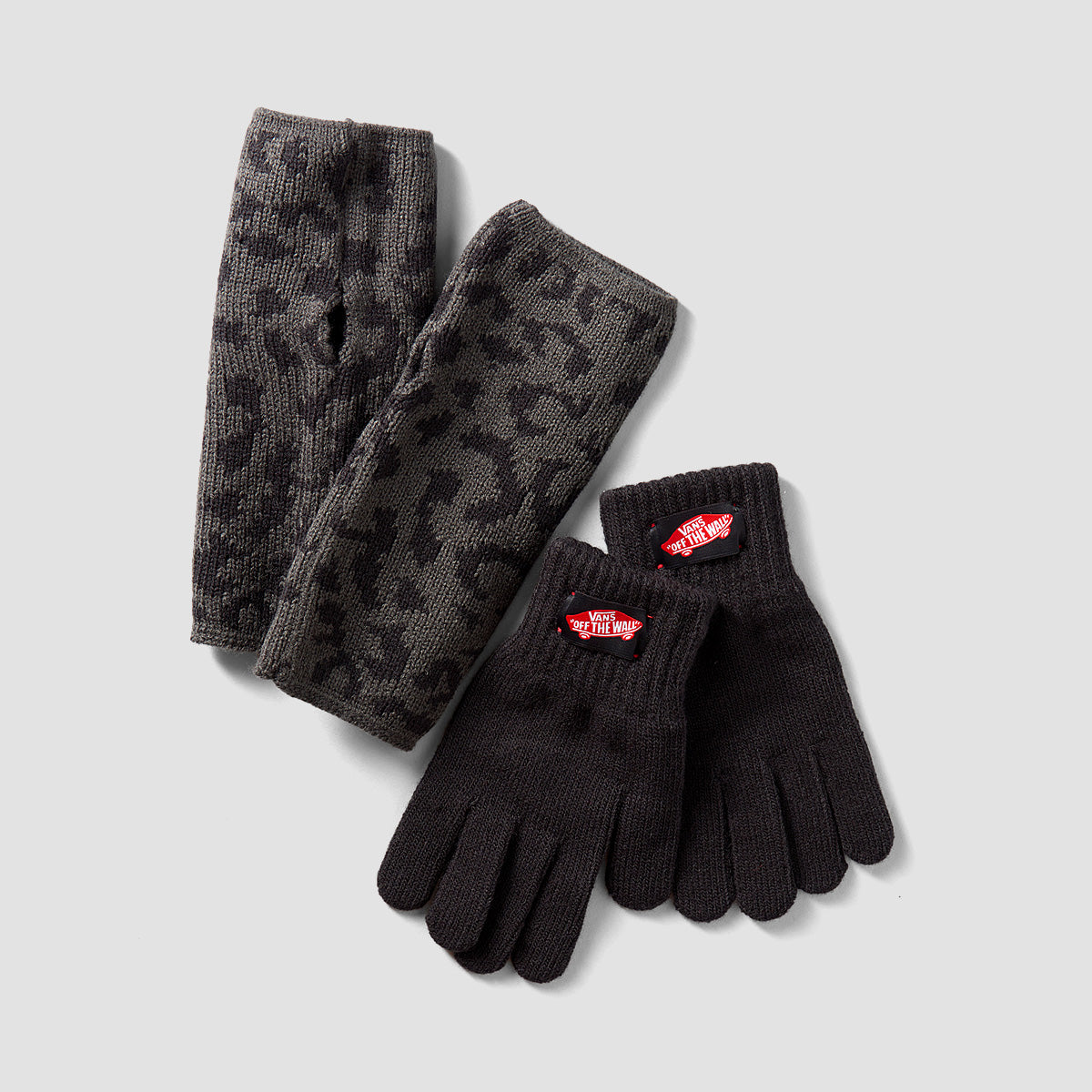 Vans Off The Wall Twofer Gloves Charcoal Grey