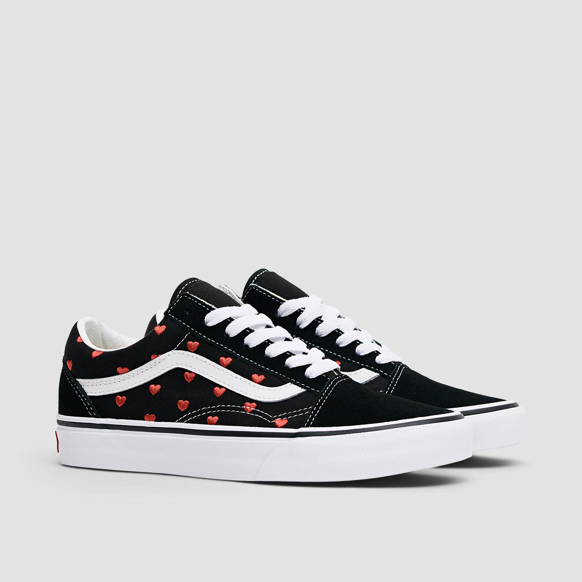 Vans Old Skool Shoes - Black/Red/White - Womens