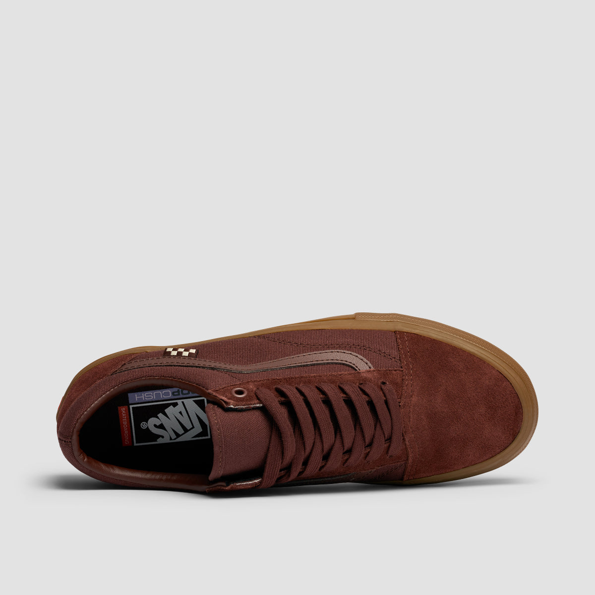 Vans old skool online red gum