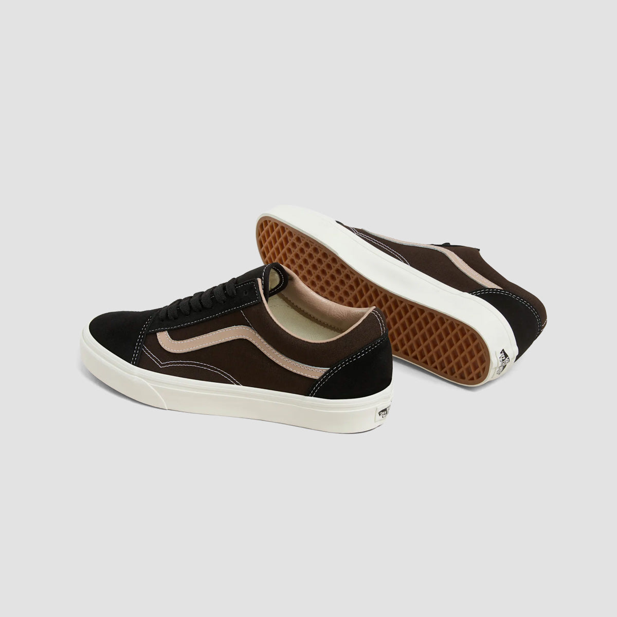 Vans Old Skool Shoes - 2-Tone Black/Brown