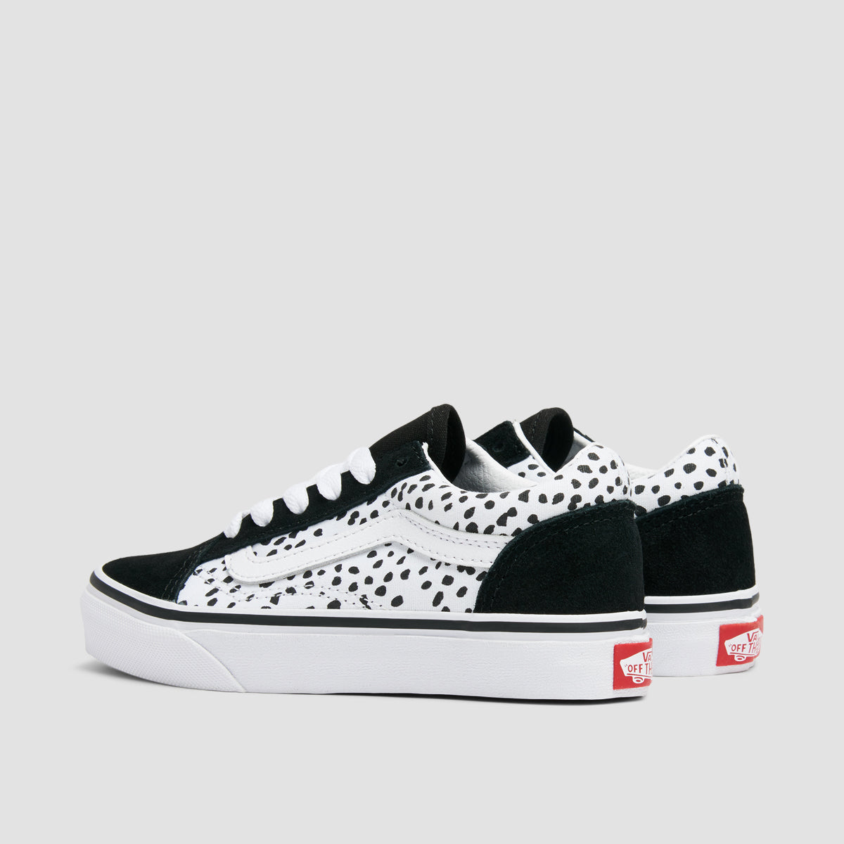 Vans Old Skool Shoes - Dalmatian Black/True White - Kids