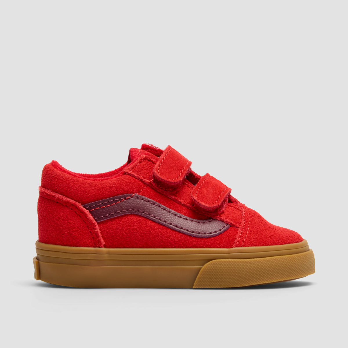 Vans Old Skool V Toddler Shoes - Gum Red - Kids