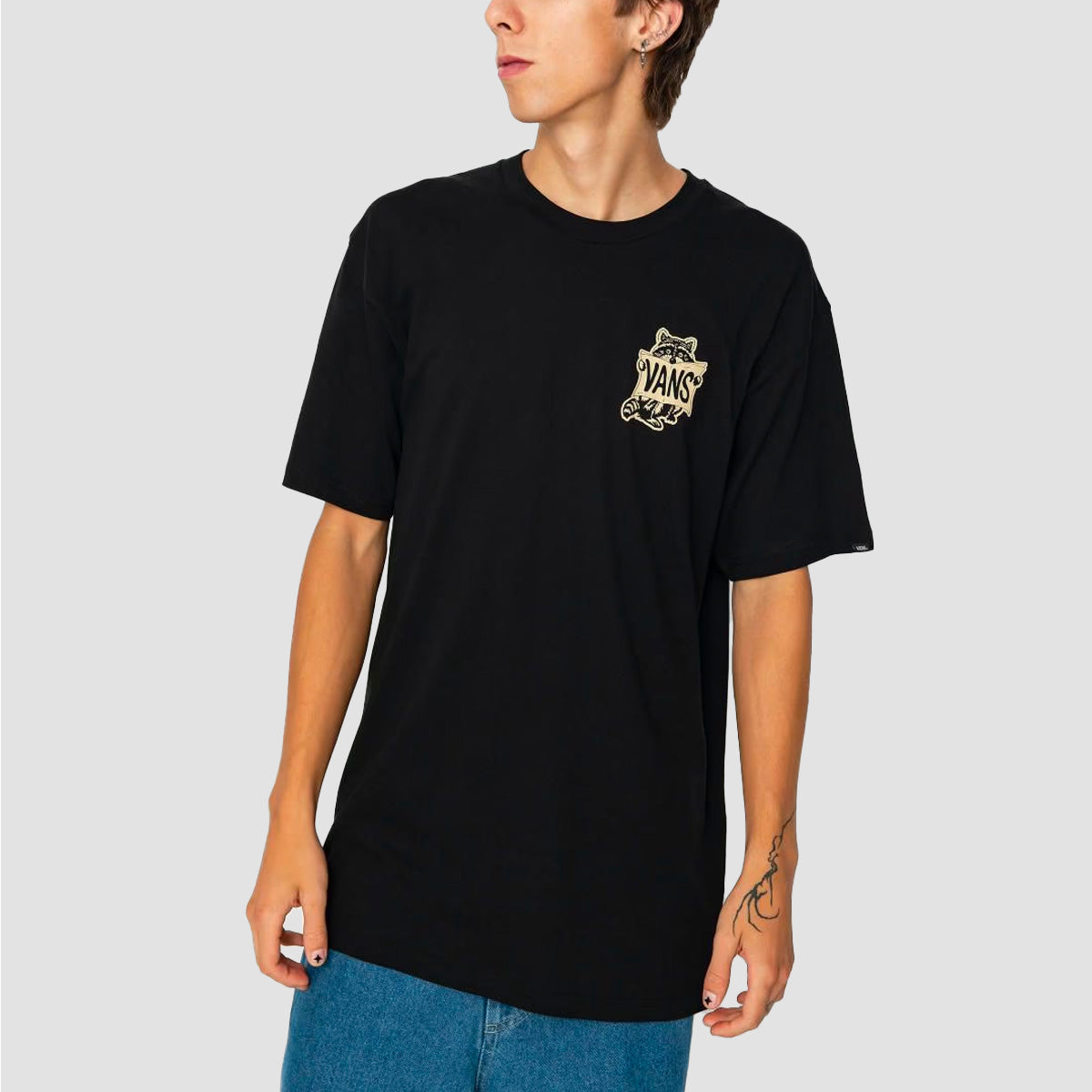 Vans Racoon Sign T-Shirt Black