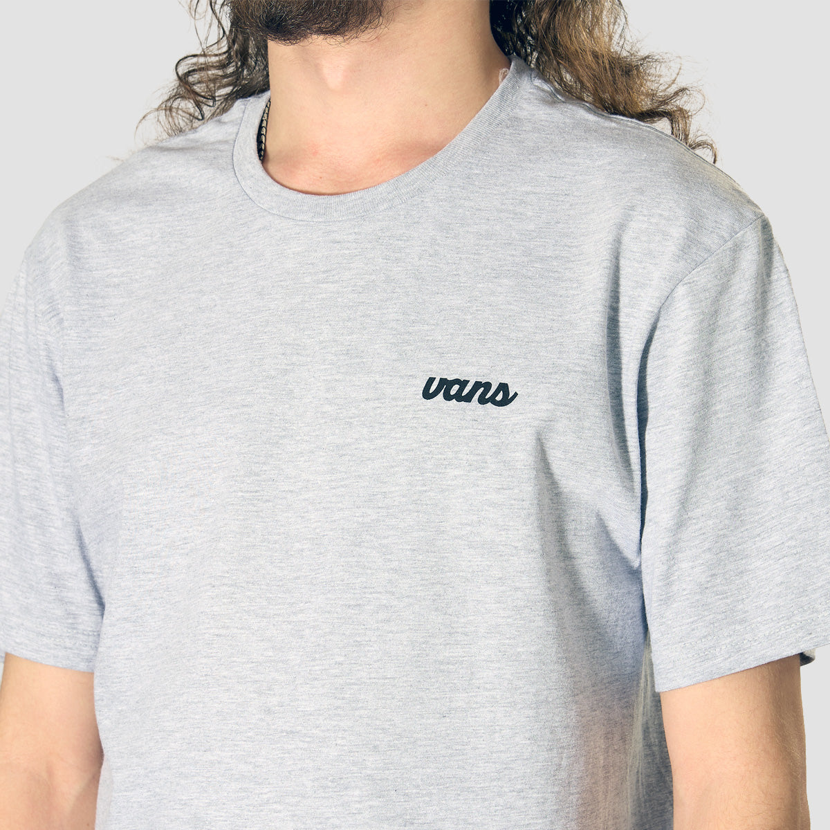 Vans Scripted T-Shirt Athletic Heather/Black