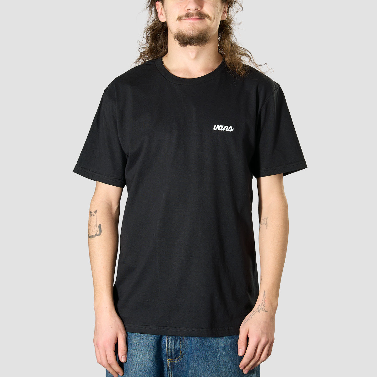 Vans Scripted T-Shirt Black/White