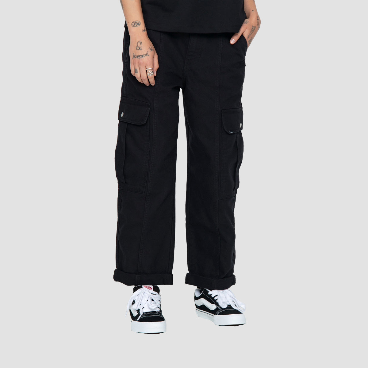 Vans Sidewalk Pants Black - Womens