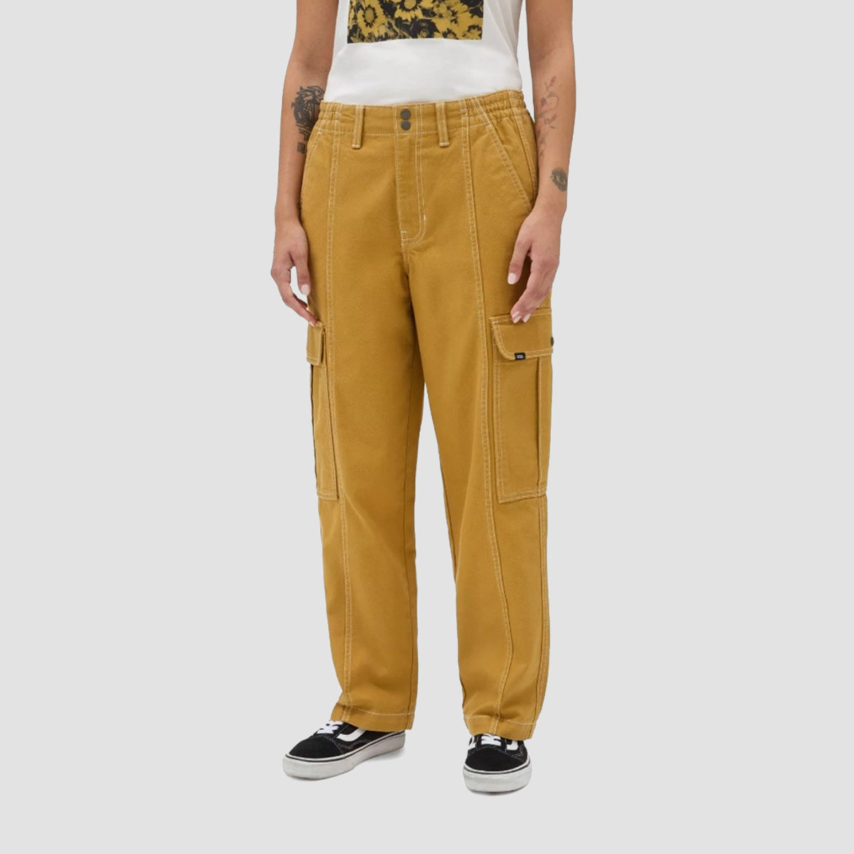 Vans Sidewalk Pants Music Academy Wood Thrush - Womens