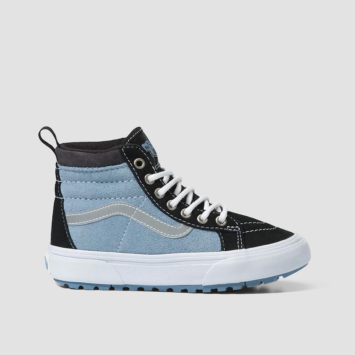 Vans SK8-Hi MTE-1 High Top Shoes - Reflective Sidestripe Ashley Blue - Kids
