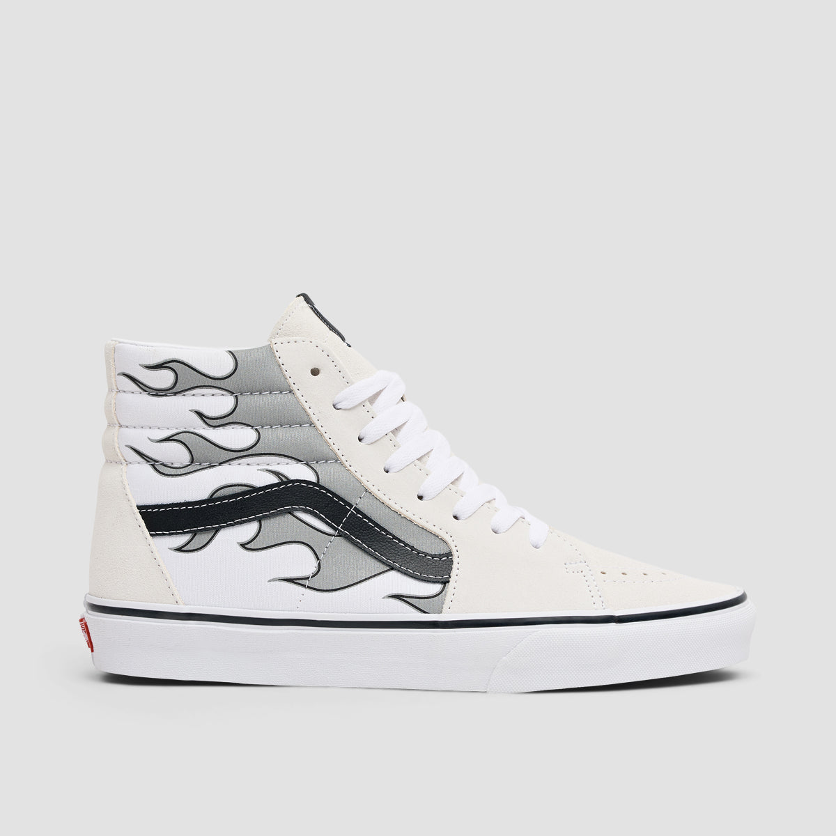 Vans sk8 hi outlet white flame