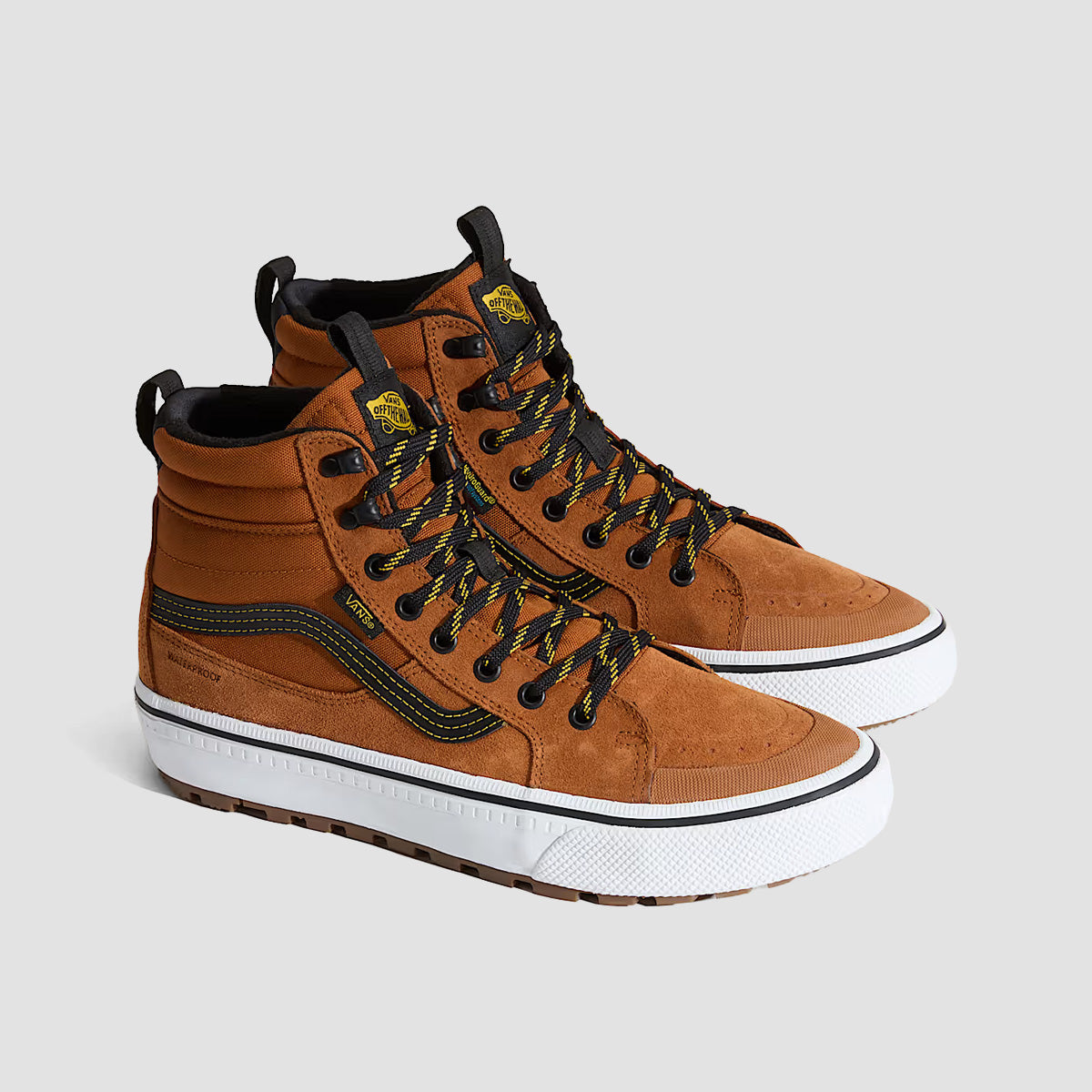 Vans Sk8-Hi Waterproof Insulated MTE High Top Shoes - Glazed Ginger