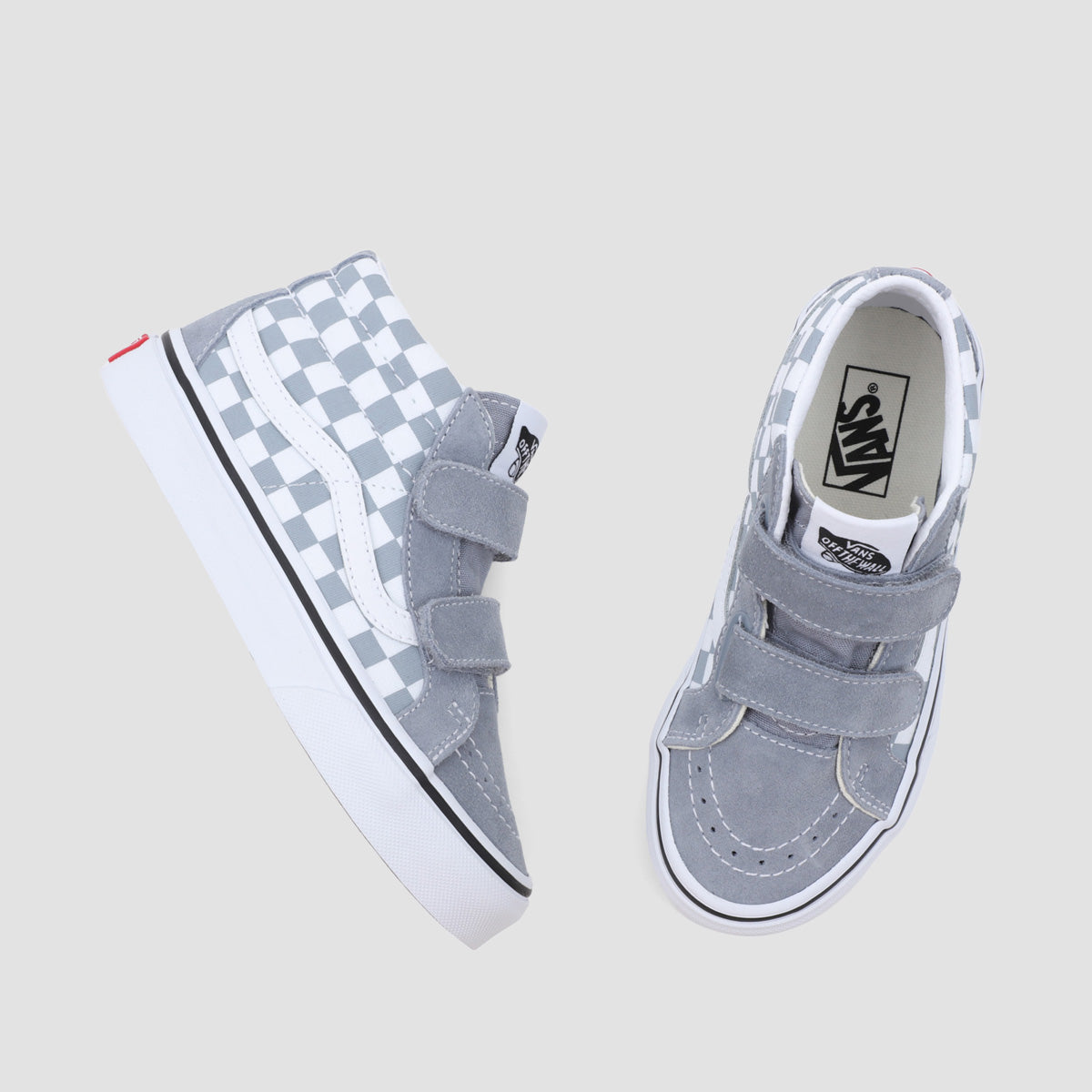 Vans SK8-Mid Reissue V Mid Top Shoes - Checkerboard Tradewinds - Kids