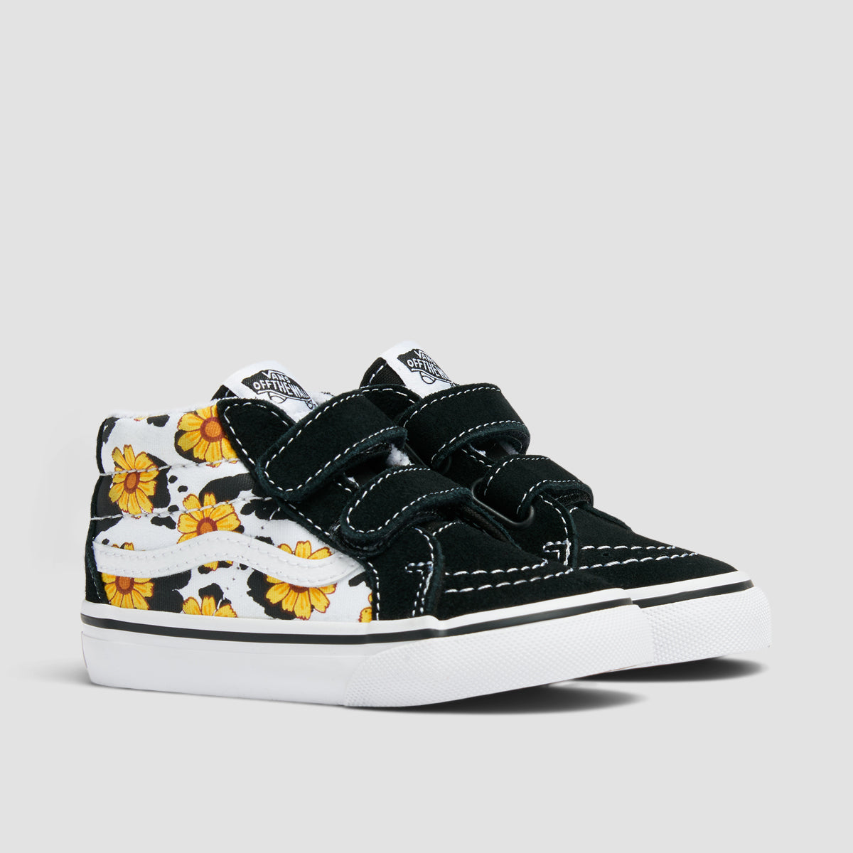 Vans SK8-Mid Reissue V Toddler Mid Top Shoes - Cow Floral Multi/True White - Kids