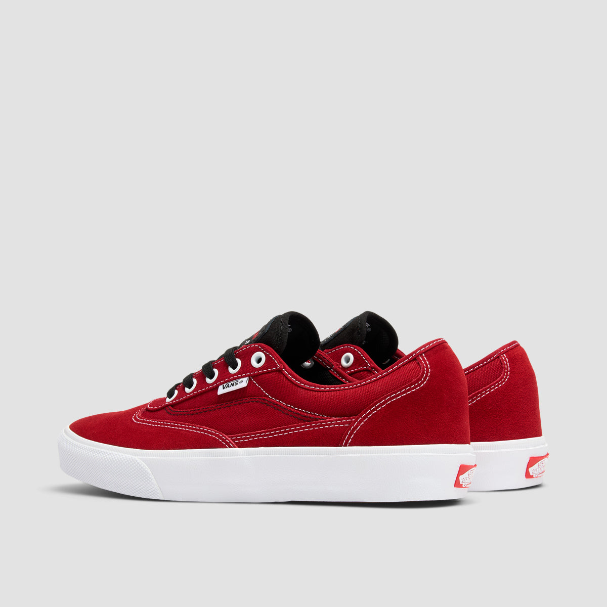 Vans Skate Curren Caples Shoes - Red/White