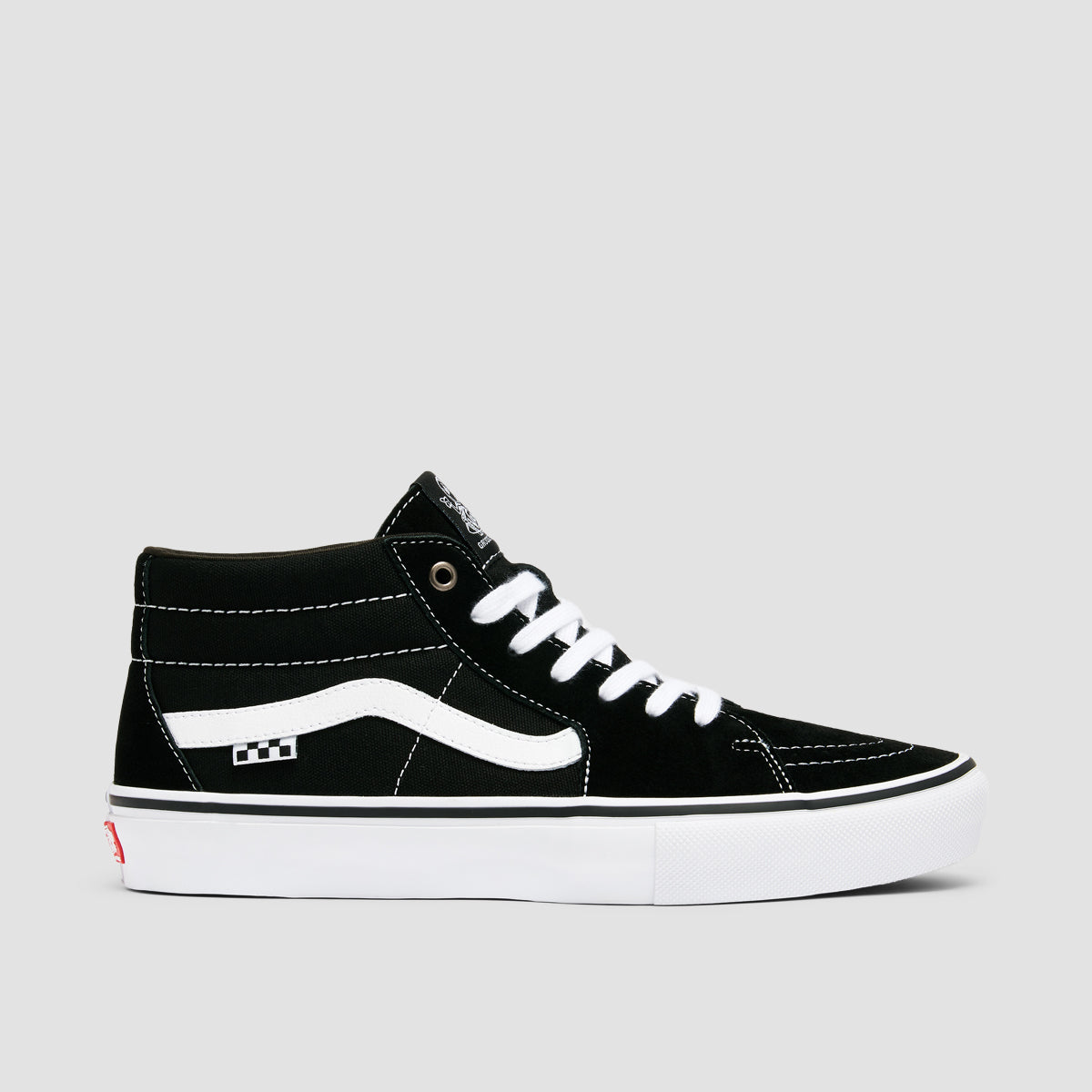 Vans Skate Grosso Mid Top Shoes - Black/White