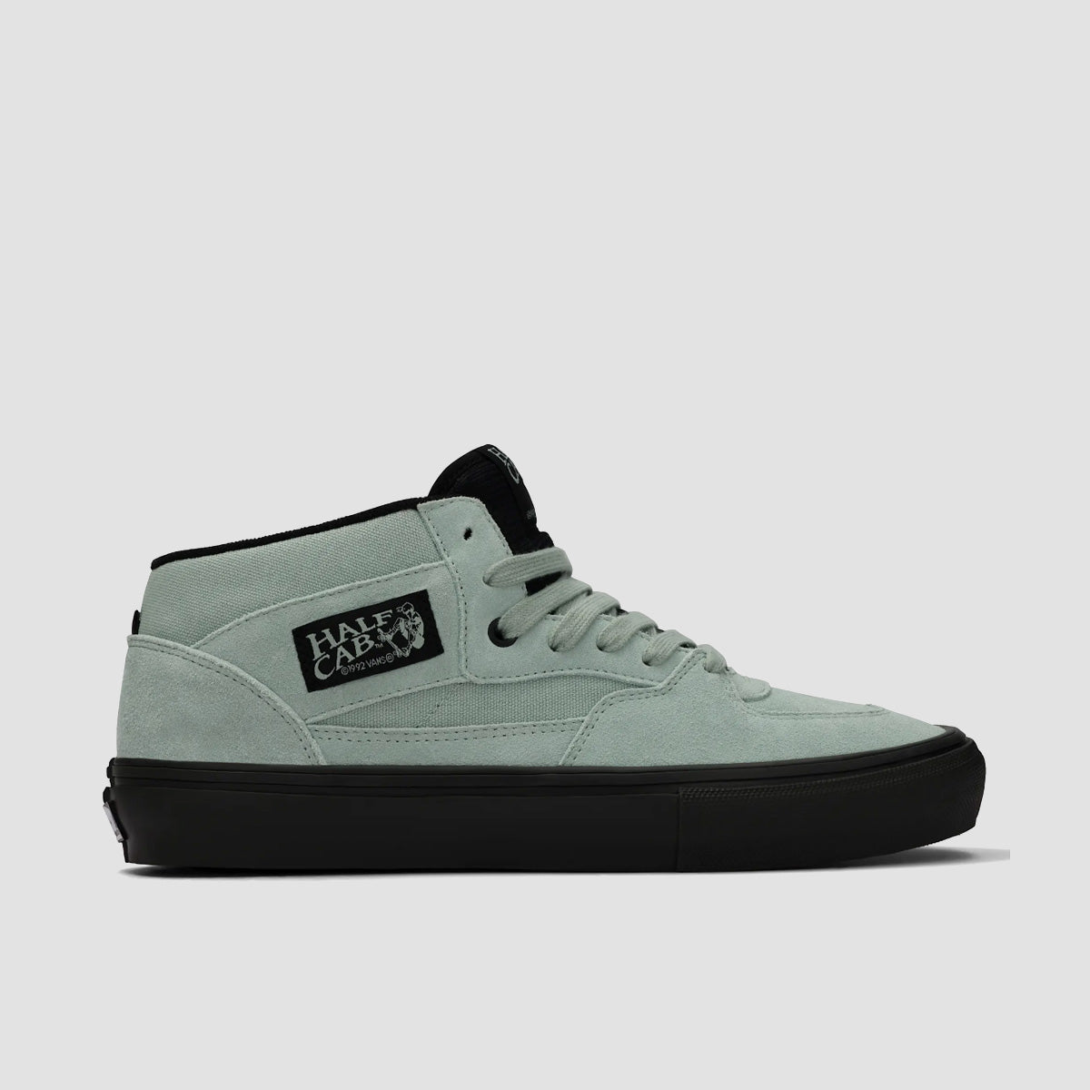 Vans Skate Half Cab Mid Top Shoes - Gray Olive