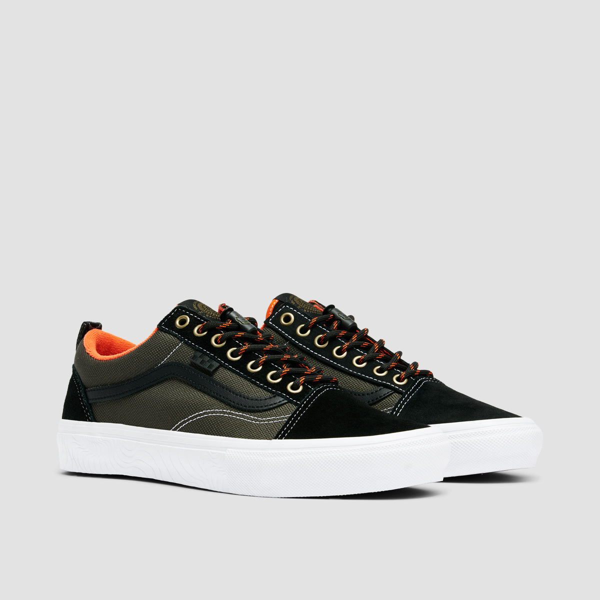 Vans Skate Old Skool Shoes - Spitfire Wheels Black/Flame